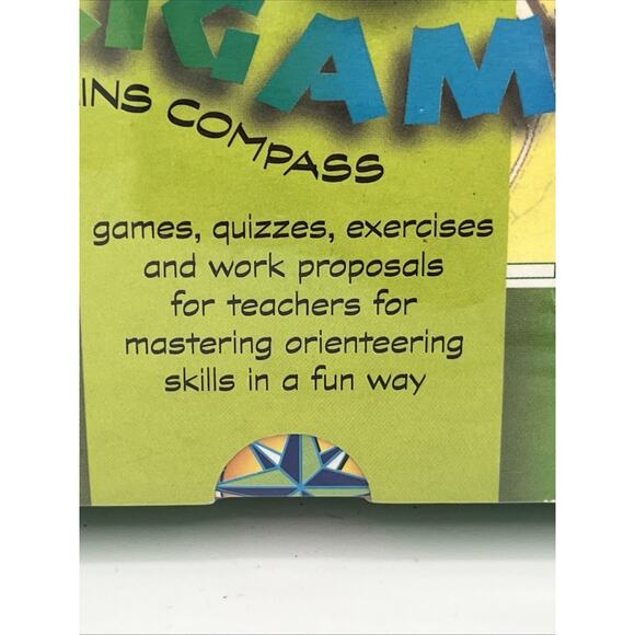 ORIGAMES compass Kids Orienteering game kit Suunto quizzes & puzzles Finnish - Picture 2 of 5
